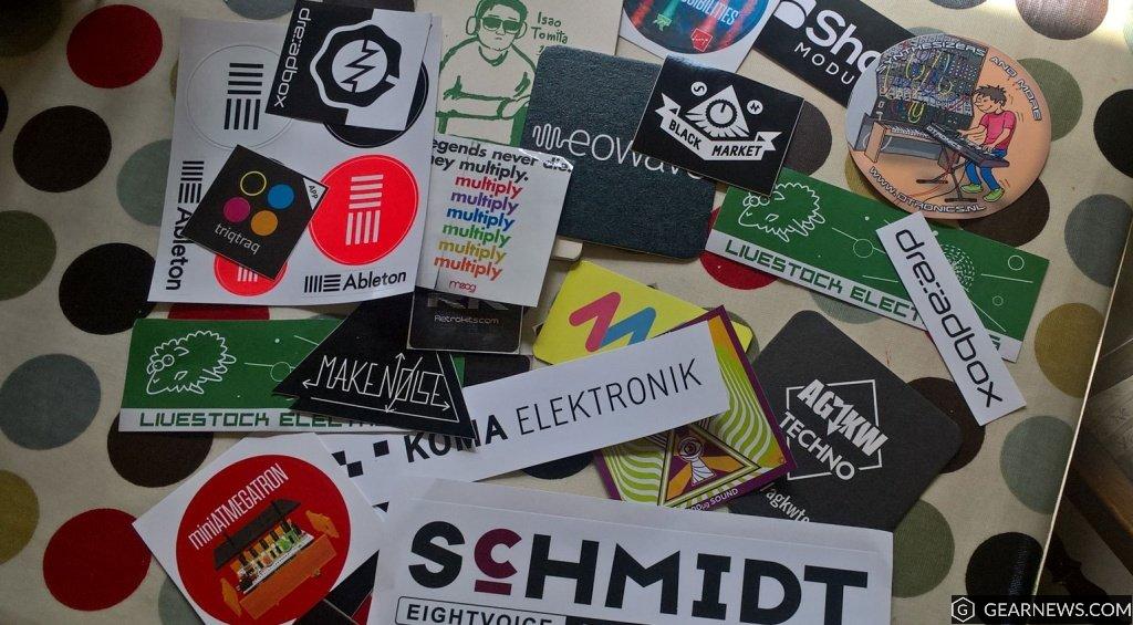 Stickers from Superbooth