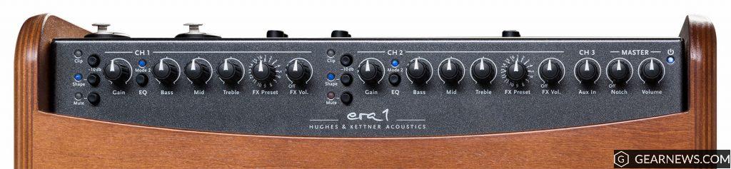 Hughes & Kettner Era-1 acoustic amp control panel