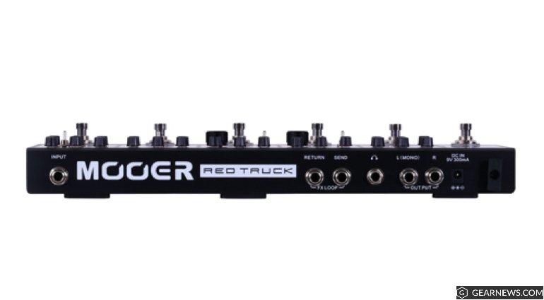 Mooer Red Truck rear panel