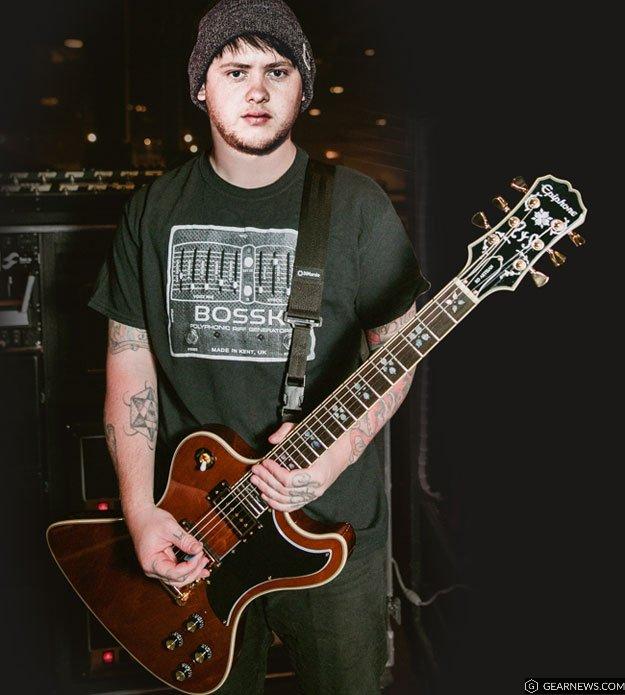 Lee Malia and his Epiphone RD signature