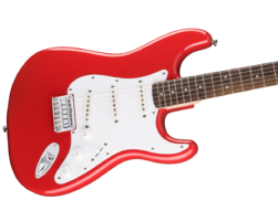 BULLET-STRATOCASTER-HARD-TAIL-FIESTA-RED-BODY