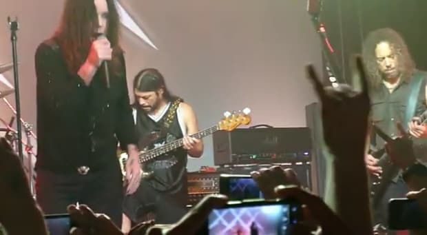 metallica ozzy osbourne iron man and paranoid