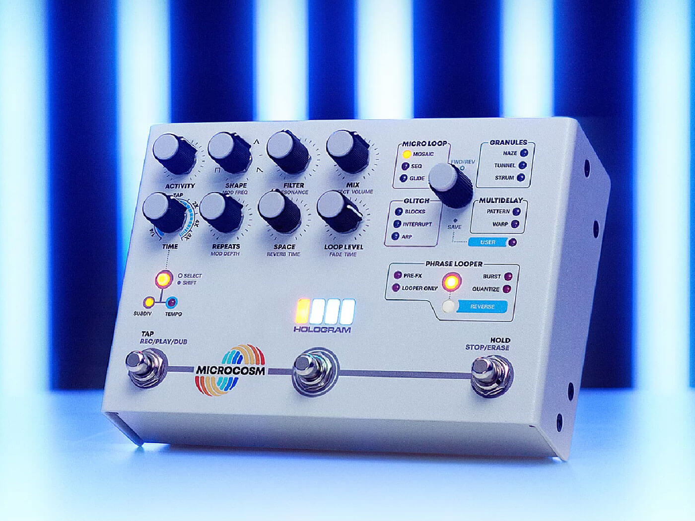 The Hologram Microcosm is mostwatched effect pedal Pro
