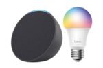 Amazon’s Smart Home Bundle, Echo Pop With Smart Bulb, Is Almost Free Right Now