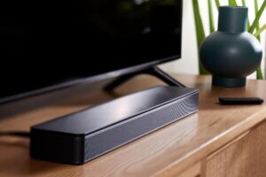 Bose-TV-Speaker-with-remote-control
