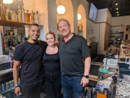 Dawud-Hamzah-left-and-Kevin-Knestrick-right-with-their-colleague-at-Betts-in-Downtown-Cleveland-on-June-8-2025