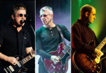 What a day to be an Oasis fan, as Gibson launches wider-release Noel Gallagher Les Paul Standard – and Epiphone Bonehead and Gem Archer signature guitars