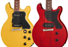 Gibson revives two well-loved student models from the 50s: The Les Paul Junior Double Cut and Les Paul Special Double Cut