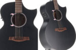 This devilishly cool Schecter MGK acoustic is heavily discounted at Reverb
