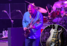 Derek Trucks played Jerry Garcia’s “Tiger” guitar live just one day after it sold for $11.5 million – and broke a string