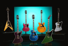 Epiphone unveils the all-new Futura Series – seven classic Gibson shapes with metal-ready pickups and colour-shifting finishes