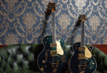 These limited-edition Emerald Night Gretsch Penguin and Falcon guitars are real lookers