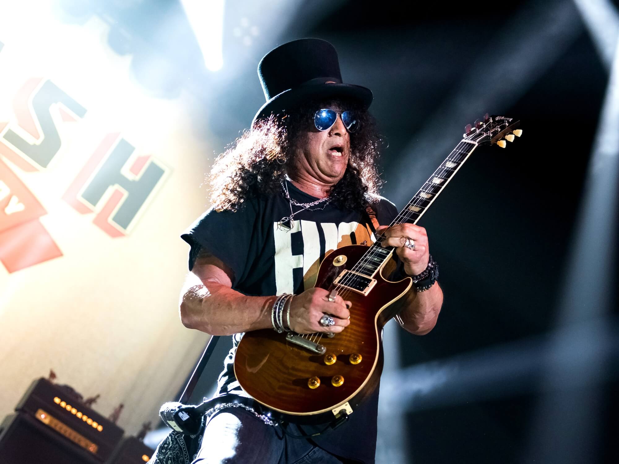 Slash Work “I had to change his strings every day. He would play one song and ...