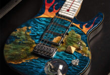 Featuring a snow globe and even a working thermometer, the bizarre climate change guitar played by Spinal Tap’s Nigel Tufnel is headed to auction