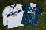 Gibson has launched a range of retro-inspired football shirts right in time for the World Cup
