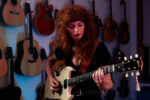 Fake blood stains, body glitter and chainmail rash: Castle Rat’s Riley Pinkerton shows off her Gibson SGs