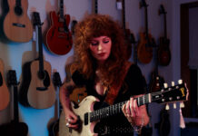 Fake blood stains, body glitter and chainmail rash: Castle Rat’s Riley Pinkerton shows off her Gibson SGs